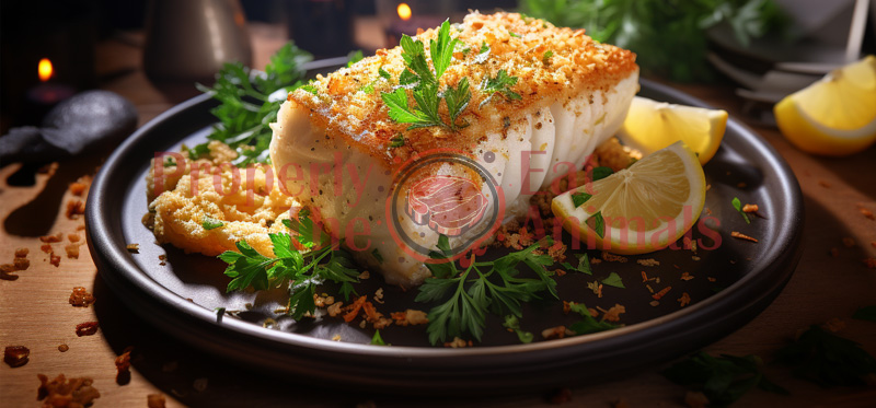 Crispy Herb Crusted Halibut